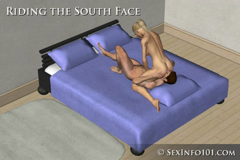 Riding the South Face Sex Position