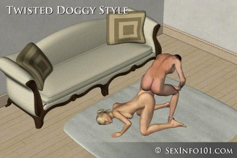 Twisted Doggy Sex Positions